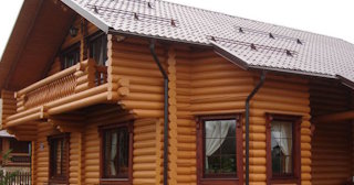 Строительство дома из оцилиндрованного бревна в Троицке - от 134862 рублей